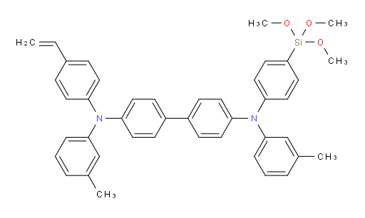 N4,N4'-di-m-tolyl-N4-(4-(trimethoxysilyl)phenyl)-N4'-(4-vinylphenyl)-[1,1'-biphenyl]-4,4'-diamine