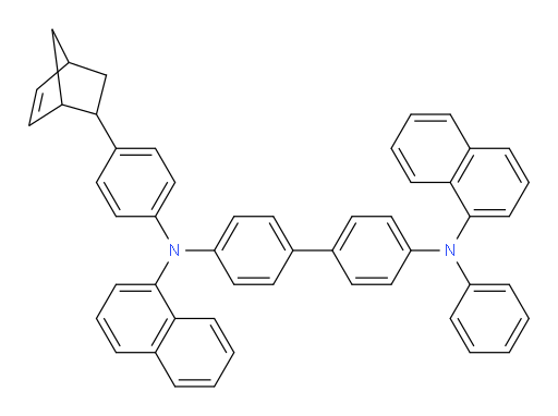 N4-(4-(bicyclo[2.2.1]hept-5-en-2-yl)phenyl)-N4,N4'-di(naphthalen-1-yl)-N4'-phenyl-[1,1'-biphenyl]-4,4'-diamine