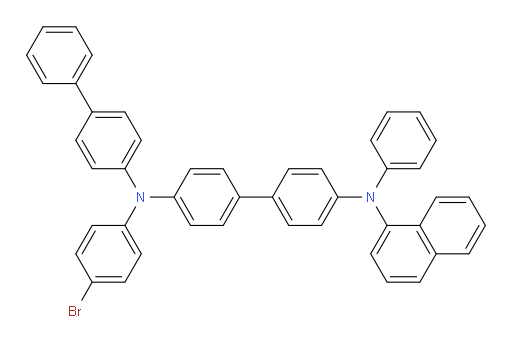 N4-([1,1'-biphenyl]-4-yl)-N4-(4-bromophenyl)-N4'-(naphthalen-1-yl)-N4'-phenyl-[1,1'-biphenyl]-4,4'-diamine