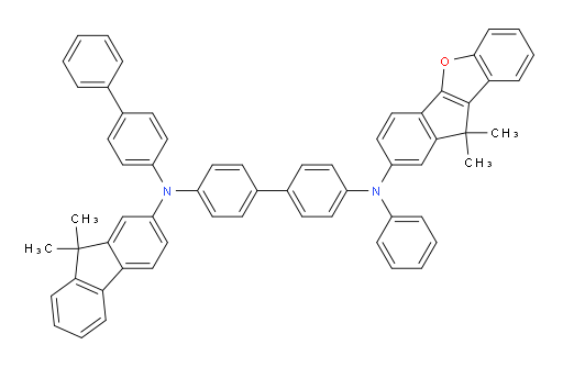 N4-([1,1'-biphenyl]-4-yl)-N4'-(10,10-dimethyl-10H-indeno[1,2-b]benzofuran-2-yl)-N4-(9,9-dimethyl-9H-fluoren-2-yl)-N4'-phenyl-[1,1'-biphenyl]-4,4'-diamine