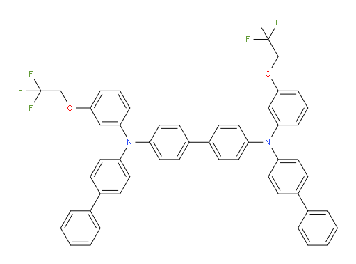 N4,N4'-di([1,1'-biphenyl]-4-yl)-N4,N4'-bis(3-(2,2,2-trifluoroethoxy)phenyl)-[1,1'-biphenyl]-4,4'-diamine
