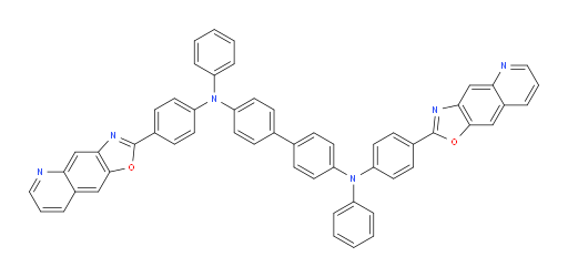 N4,N4'-bis(4-(oxazolo[5,4-g]quinolin-2-yl)phenyl)-N4,N4'-diphenyl-[1,1'-biphenyl]-4,4'-diamine