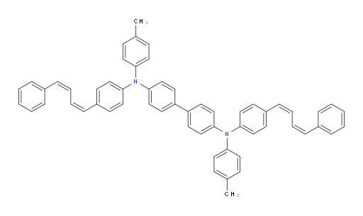 N4,N4'-bis(4-((1Z,3Z)-4-phenylbuta-1,3-dien-1-yl)phenyl)-N4,N4'-di-p-tolyl-[1,1'-biphenyl]-4,4'-diamine