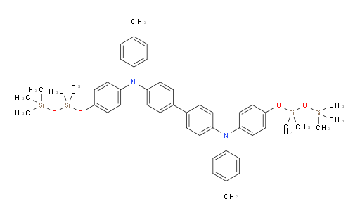 N4,N4'-bis(4-((1,1,3,3,3-pentamethyldisiloxanyl)oxy)phenyl)-N4,N4'-di-p-tolyl-[1,1'-biphenyl]-4,4'-diamine
