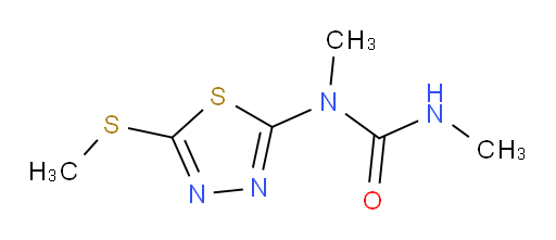 1,3-dimethyl-1-(5-(methylthio)-1,3,4-thiadiazol-2-yl)urea