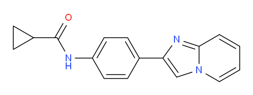 N-(4-(imidazo[1,2-a]pyridin-2-yl)phenyl)cyclopropanecarboxamide