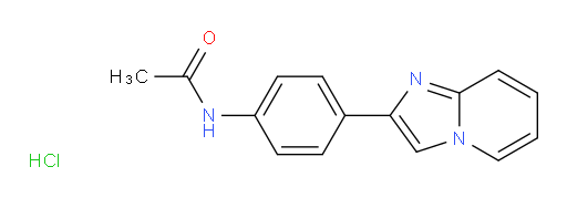 N-(4-(imidazo[1,2-a]pyridin-2-yl)phenyl)acetamide hydrochloride