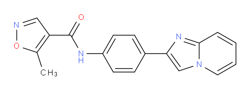 N-(4-(imidazo[1,2-a]pyridin-2-yl)phenyl)-5-methylisoxazole-4-carboxamide