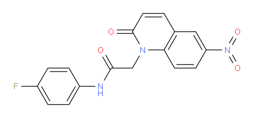 N-(4-fluorophenyl)-2-(6-nitro-2-oxoquinolin-1(2H)-yl)acetamide