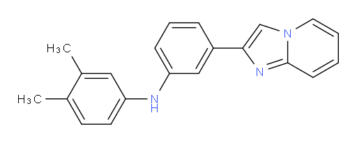 N-(3-(imidazo[1,2-a]pyridin-2-yl)phenyl)-3,4-dimethylaniline