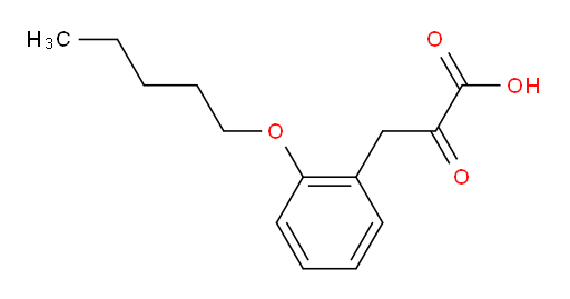 2-oxo-3-(2-(pentyloxy)phenyl)propanoic acid