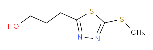 3-(5-(methylthio)-1,3,4-thiadiazol-2-yl)propan-1-ol