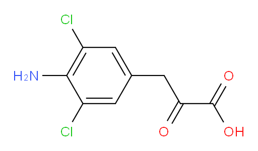 3-(4-amino-3,5-dichlorophenyl)-2-oxopropanoic acid