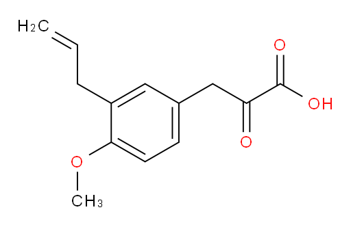 3-(3-allyl-4-methoxyphenyl)-2-oxopropanoic acid