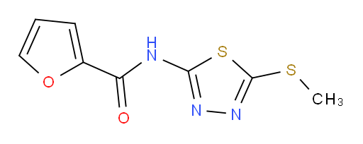 N-(5-(methylthio)-1,3,4-thiadiazol-2-yl)furan-2-carboxamide