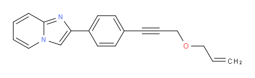 2-(4-(3-(allyloxy)prop-1-yn-1-yl)phenyl)imidazo[1,2-a]pyridine
