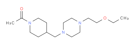 1-(4-((4-(2-ethoxyethyl)piperazin-1-yl)methyl)piperidin-1-yl)ethanone