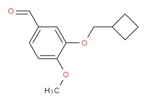 3-(cyclobutylmethoxy)-4-methoxybenzaldehyde