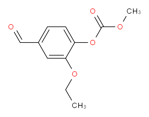 2-ethoxy-4-formylphenyl methyl carbonate