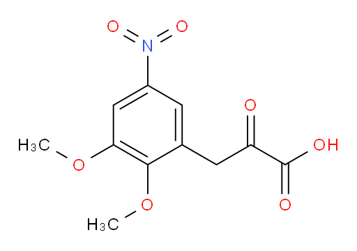 3-(2,3-dimethoxy-5-nitrophenyl)-2-oxopropanoic acid