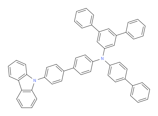 N-(4'-(9H-carbazol-9-yl)-[1,1'-biphenyl]-4-yl)-N-([1,1'-biphenyl]-4-yl)-[1,1':3',1''-terphenyl]-5'-amine