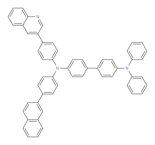 N4-(4-(naphthalen-2-yl)phenyl)-N4',N4'-diphenyl-N4-(4-(quinolin-3-yl)phenyl)-[1,1'-biphenyl]-4,4'-diamine