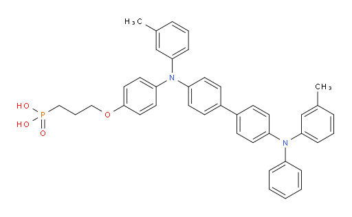 (3-(4-((4'-(phenyl(m-tolyl)amino)-[1,1'-biphenyl]-4-yl)(m-tolyl)amino)phenoxy)propyl)phosphonic acid