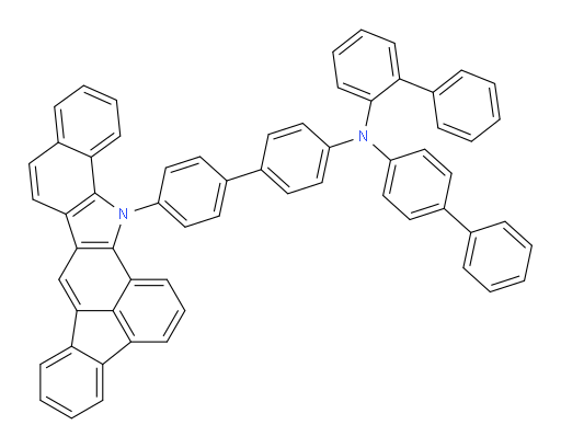 N-(4'-(15H-benzo[i]fluoreno[1,9-ab]carbazol-15-yl)-[1,1'-biphenyl]-4-yl)-N-([1,1'-biphenyl]-4-yl)-[1,1'-biphenyl]-2-amine