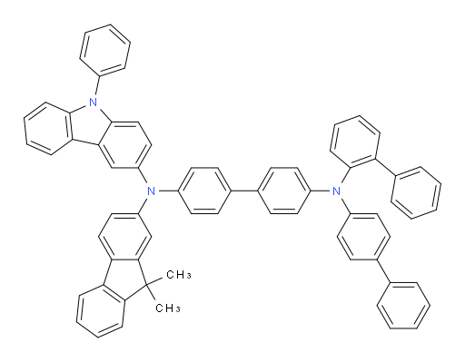 N4-([1,1'-biphenyl]-2-yl)-N4-([1,1'-biphenyl]-4-yl)-N4'-(9,9-dimethyl-9H-fluoren-2-yl)-N4'-(9-phenyl-9H-carbazol-3-yl)-[1,1'-biphenyl]-4,4'-diamine