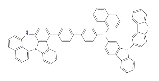 N-(4'-(4H-naphtho[1',8':5,6,7][1,4]diazepino[3,2,1-jk]carbazol-7-yl)-[1,1'-biphenyl]-4-yl)-9-(dibenzo[b,d]thiophen-2-yl)-N-(naphthalen-1-yl)-9H-carbazol-2-amine