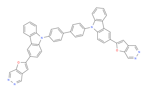 4,4'-bis(3-(furo[2,3-d]pyridazin-2-yl)-9H-carbazol-9-yl)-1,1'-biphenyl