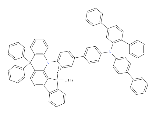 N-([1,1'-biphenyl]-4-yl)-N-(4'-(13,13-dimethyl-7,7-diphenyl-7H-indeno[1,2-c]acridin-12(13H)-yl)-[1,1'-biphenyl]-4-yl)-[1,1':4',1''-terphenyl]-2'-amine