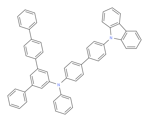 N-(4'-(9H-carbazol-9-yl)-[1,1'-biphenyl]-4-yl)-N-phenyl-[1,1':3',1'':4'',1'''-quaterphenyl]-5'-amine