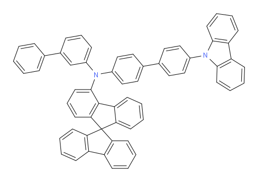 N-(4'-(9H-carbazol-9-yl)-[1,1'-biphenyl]-4-yl)-N-([1,1'-biphenyl]-3-yl)-9,9'-spirobi[fluoren]-4-amine