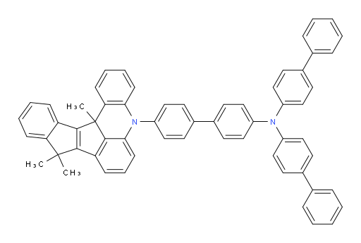 N,N-di([1,1'-biphenyl]-4-yl)-4'-(9,9,13c-trimethyl-9,13c-dihydro-5H-benzo[4,5]pentaleno[1,2,3-kl]acridin-5-yl)-[1,1'-biphenyl]-4-amine