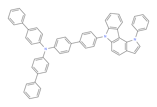 N,N-di([1,1'-biphenyl]-4-yl)-4'-(1-phenylpyrrolo[3,2-c]carbazol-6(1H)-yl)-[1,1'-biphenyl]-4-amine