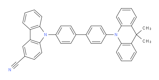 9-(4'-(9,9-dimethylacridin-10(9H)-yl)-[1,1'-biphenyl]-4-yl)-9H-carbazole-3-carbonitrile