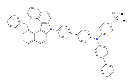 N-([1,1'-biphenyl]-4-yl)-N-(4-(tert-butyl)phenyl)-4'-(6-phenyl-6,12-diazaindeno[2,1,7,6-ghij]pleiaden-12(6H)-yl)-[1,1'-biphenyl]-4-amine