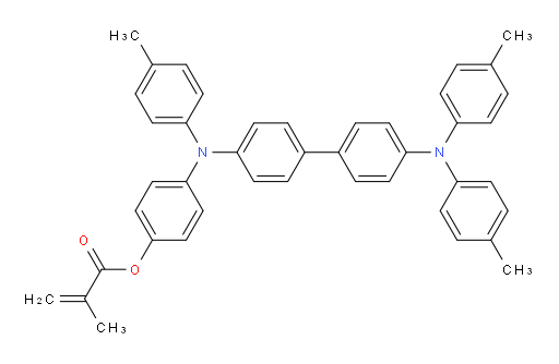 4-((4'-(di-p-tolylamino)-[1,1'-biphenyl]-4-yl)(p-tolyl)amino)phenyl methacrylate