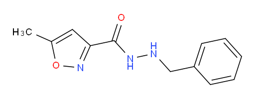 N'-benzyl-5-methyl-1,2-oxazole-3-carbohydrazide