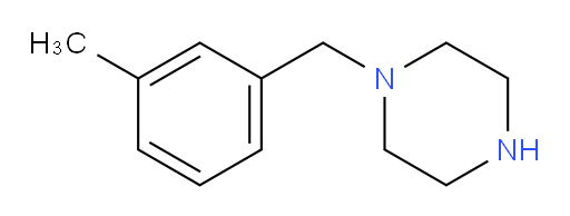 1-[(3-methylphenyl)methyl]piperazine