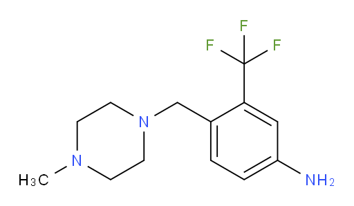 4-((4-methylpiperazin-1-yl)methyl)-3-(trifluoromethyl)aniline