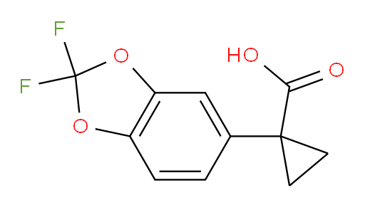 1-(2,2-Difluorobenzo[d][1,3]dioxol-5-yl)cyclopropane-carboxylic acid