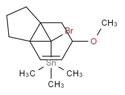 (8-bromo-5-methoxy-2,3,4,5-tetrahydro-1H-3a,7a-methanoinden-8-yl)trimethylstannane