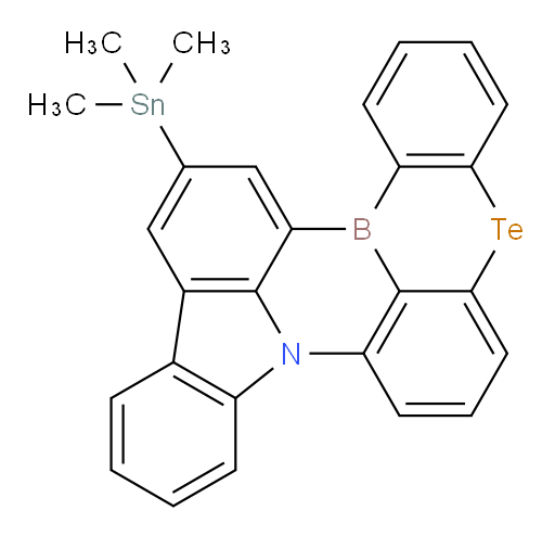 14-(trimethylstannyl)-5-tellura-8b-aza-15b-borabenzo[a]naphtho[1,2,3-hi]aceanthrylene