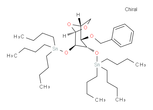 (((1R,2S,3S,4R,5R)-2-(benzyloxy)-6,8-dioxabicyclo[3.2.1]octane-3,4-diyl)bis(oxy))bis(tributylstannane)