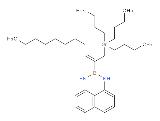 (Z)-2-(1-(tributylstannyl)undec-2-en-2-yl)-2,3-dihydro-1H-naphtho[1,8-de][1,3,2]diazaborinine