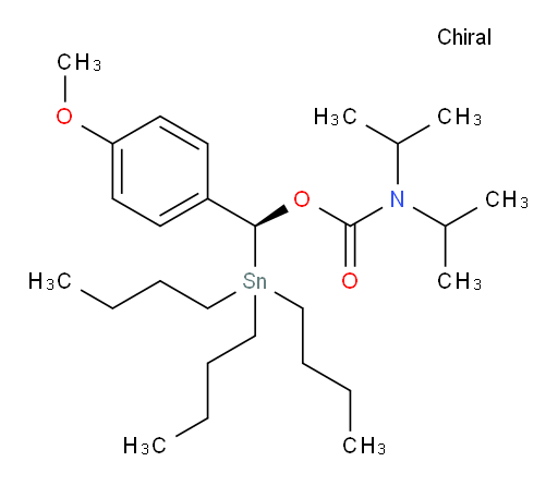 (S)-(4-methoxyphenyl)(tributylstannyl)methyl diisopropylcarbamate