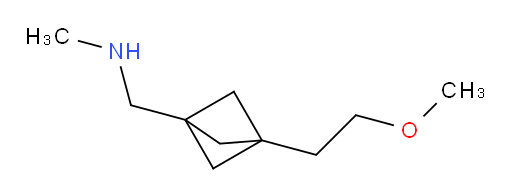 {[3-(2-methoxyethyl)bicyclo[1.1.1]pentan-1-yl]methyl}(methyl)amine