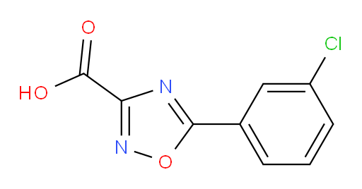 5-(3-chlorophenyl)-1,2,4-oxadiazole-3-carboxylic acid